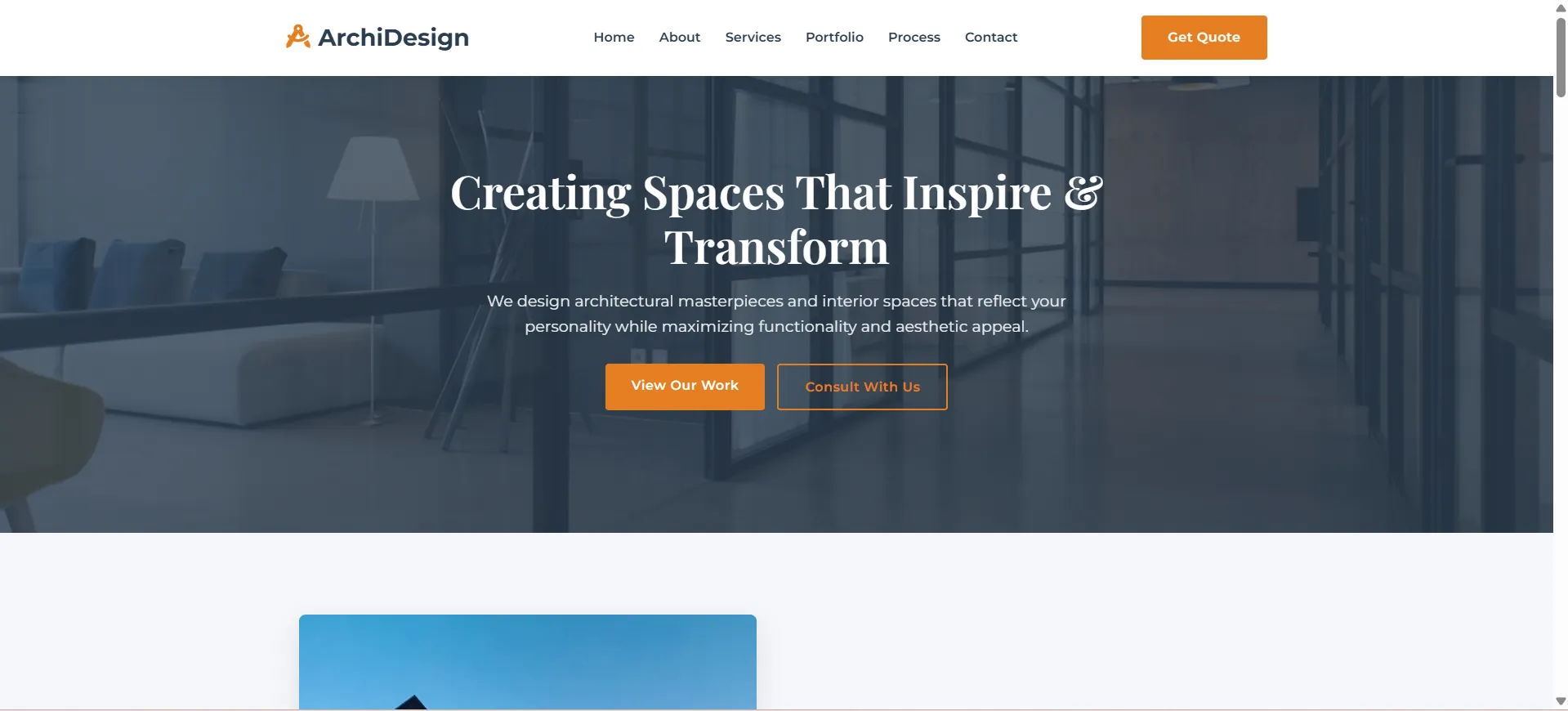 ArchiDesign HTML Website Template