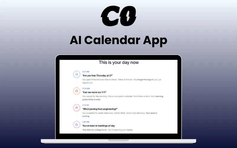 Calendar0 AI Calendar App Feature Image