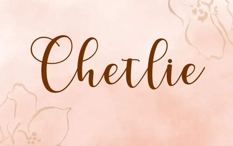 Chetlie font