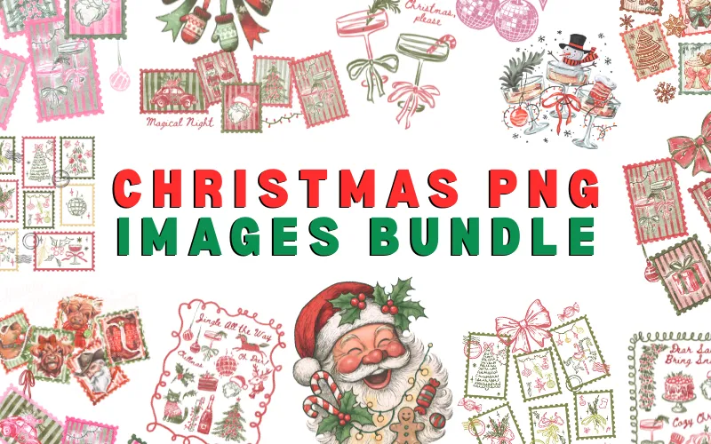 Christmas PNG Images Bundle Feature Image