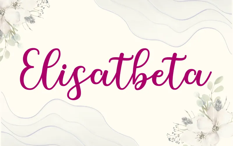 Elisatbeta font