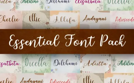 Essential Font Pack Feature Image