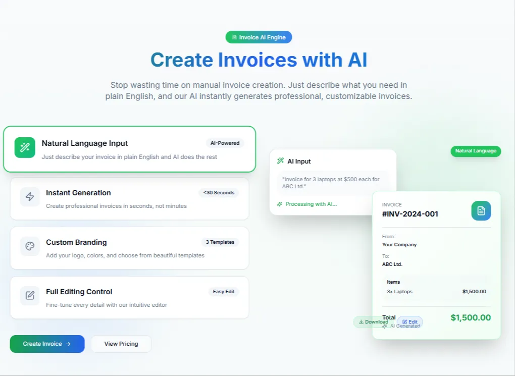 Spendify 2.0 Invoice AI Engine