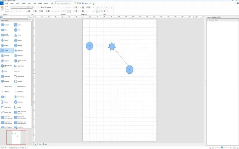 MyDraw - Diagramming software connecting shapes