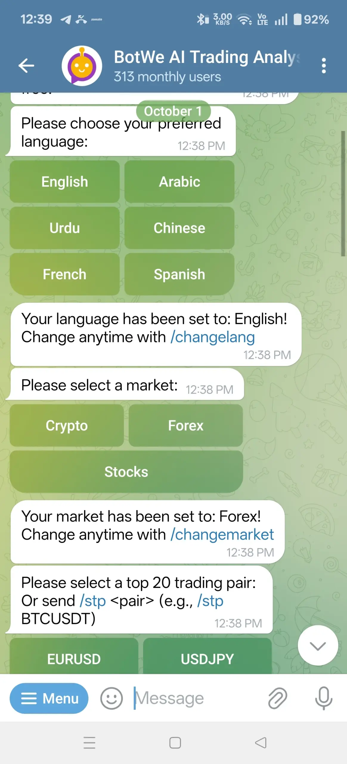 Profile Customization In BotWe AI Trading & Investment Bot
