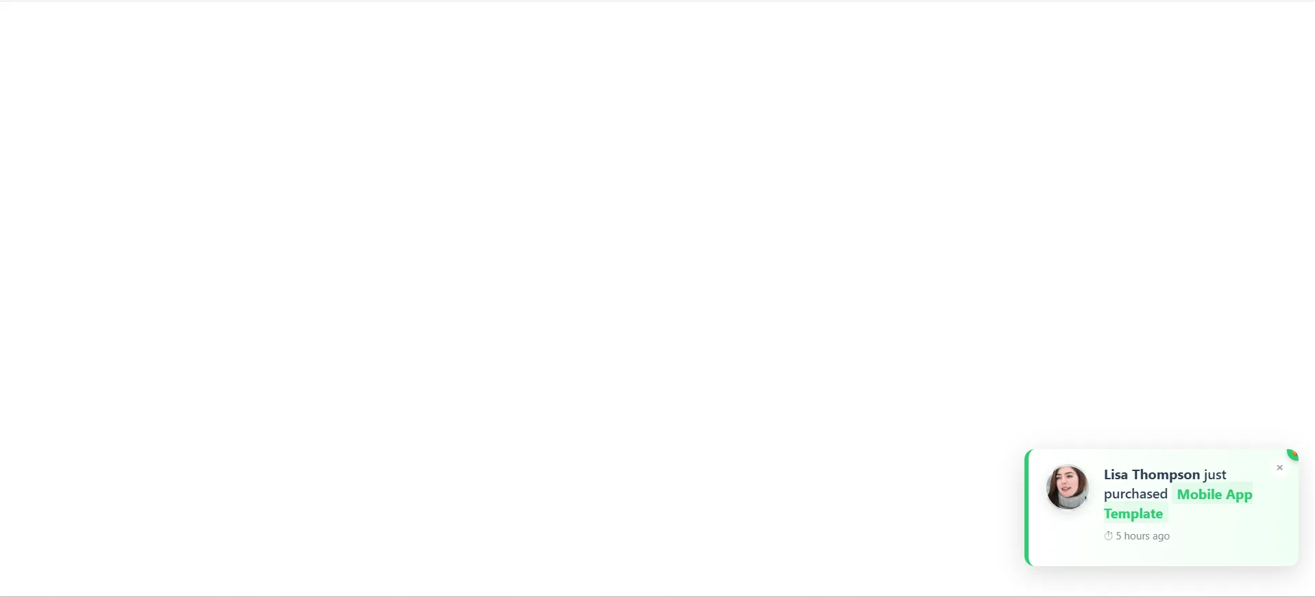 Social Proof Widget