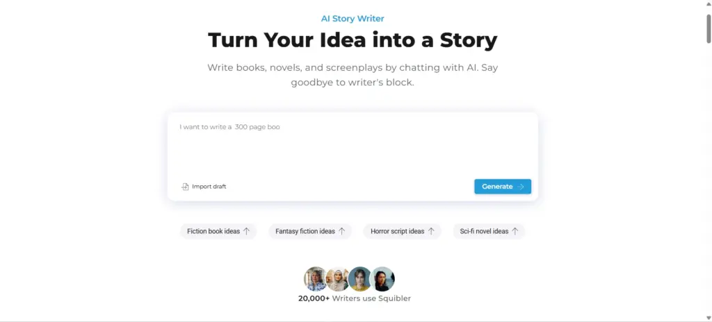 Squibler AI Book Writer