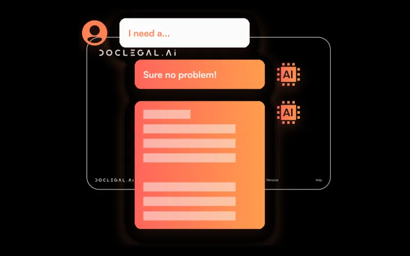 DocLegal.ai step-2 , customise with AI, AI Document Generator