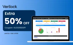 Verilock 50% OFF Flash Sale Banner