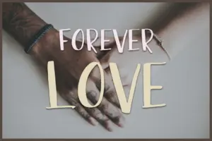 "Forever Young" writtenWild life Calligraphy Font