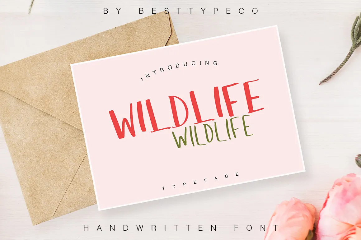 WildLife Calligraphy Font Freebie