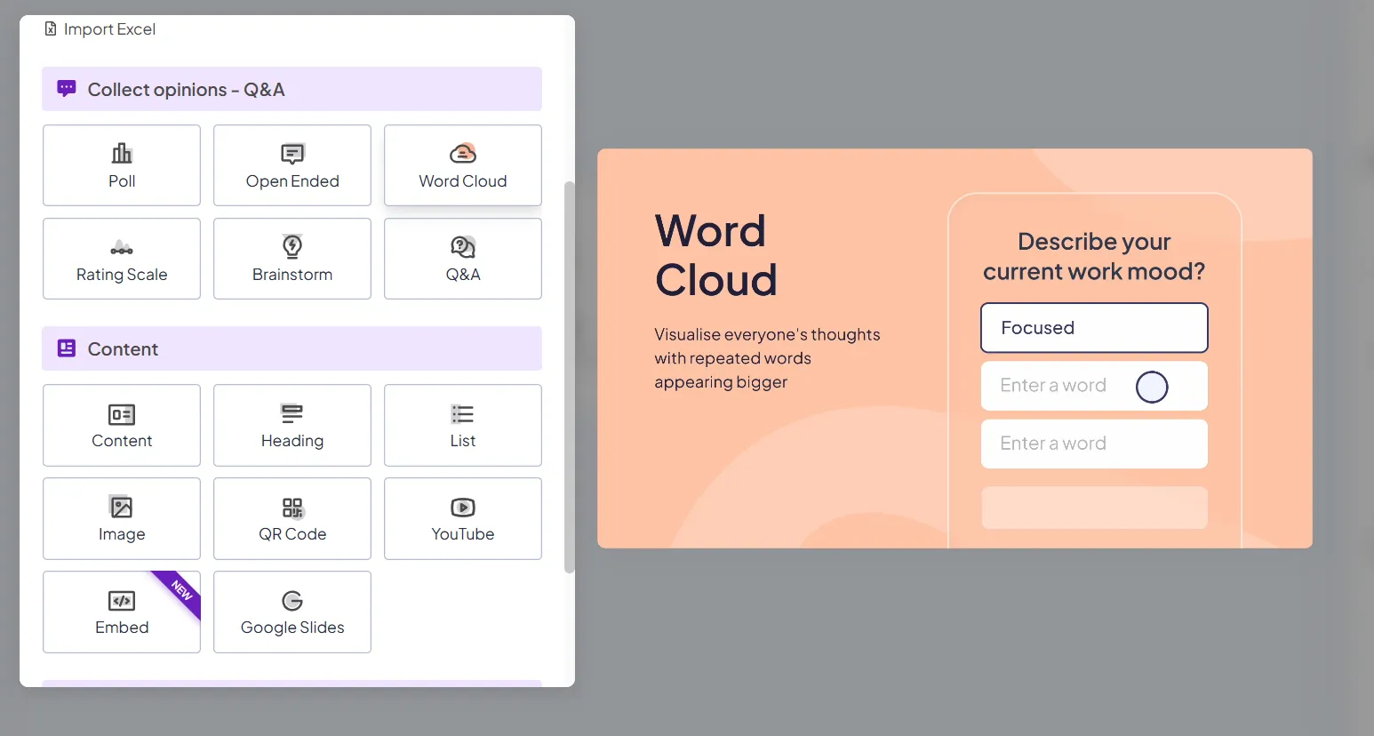 AhaSlides Visual World Clouds