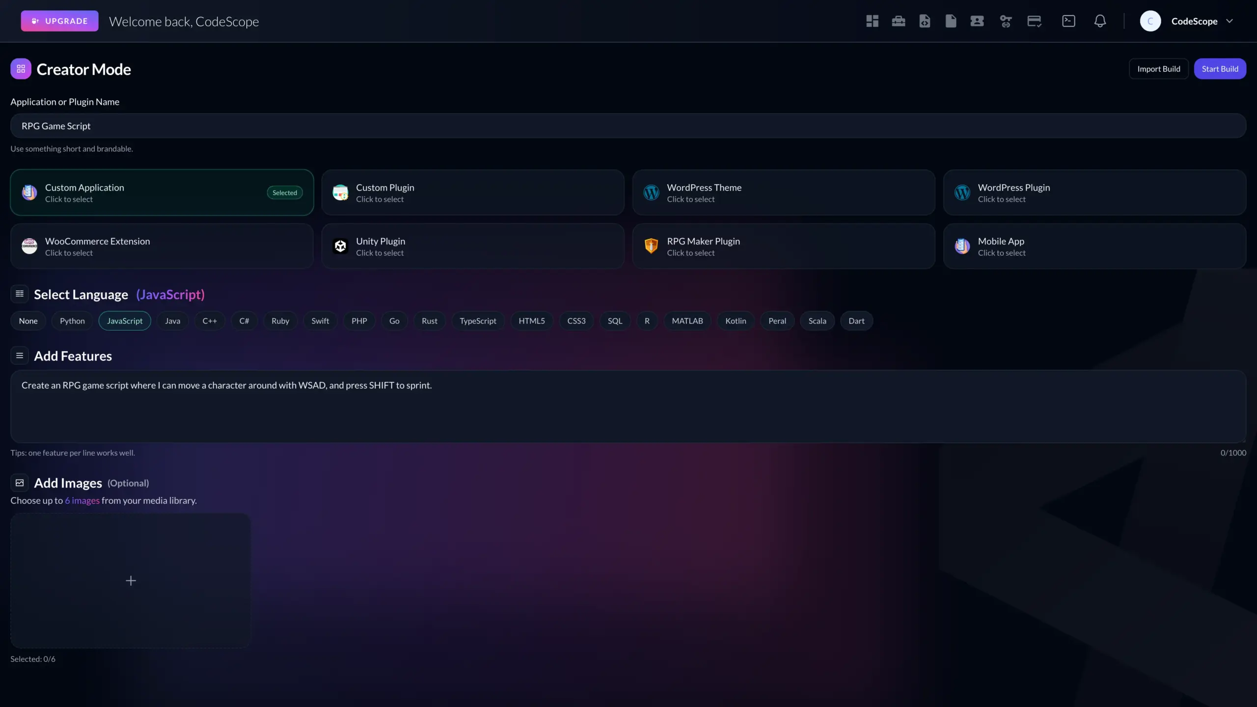 Creator Mode Preview