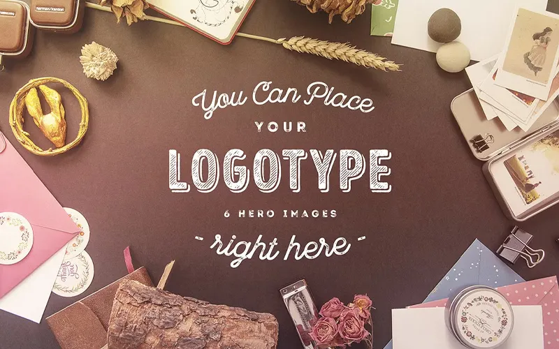 hero banner image with logo placement