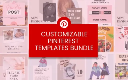 Customizable Pinterest Templates Bundle Feature Image