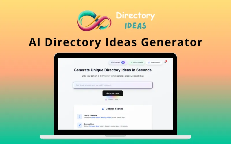 DirectoryIdeas.ai AI Directory Ideas Generator feature Image
