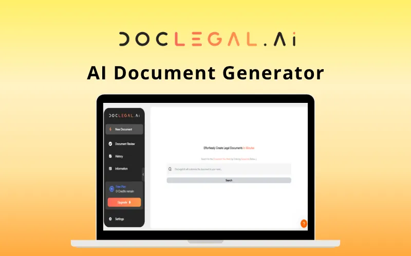 DocLegal.ai AI Document Generator
