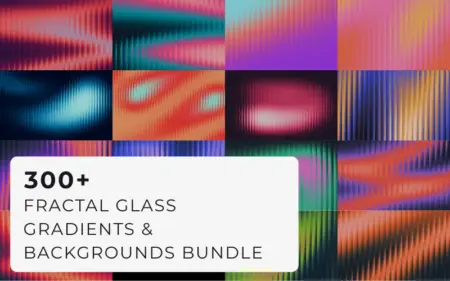Fractal Glass Gradients Bundle Feature Image