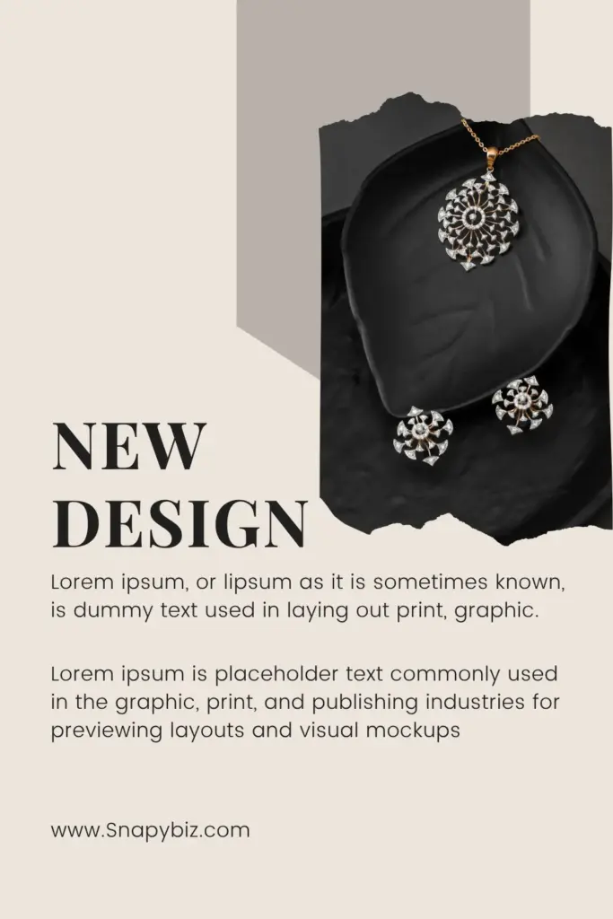 Jewellery-Pin-Template