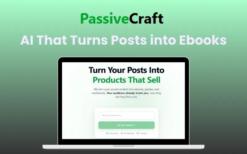 PassiveCraft Feature Image