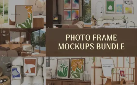 Photo Frame Mockups Bundle Feature Image