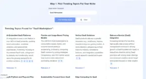 Step 1 - Find Trending Ideas Option