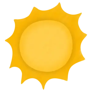 Sun clipart graphic