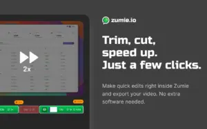 Trim cut Speed Up fEature of Screen Recording Extension