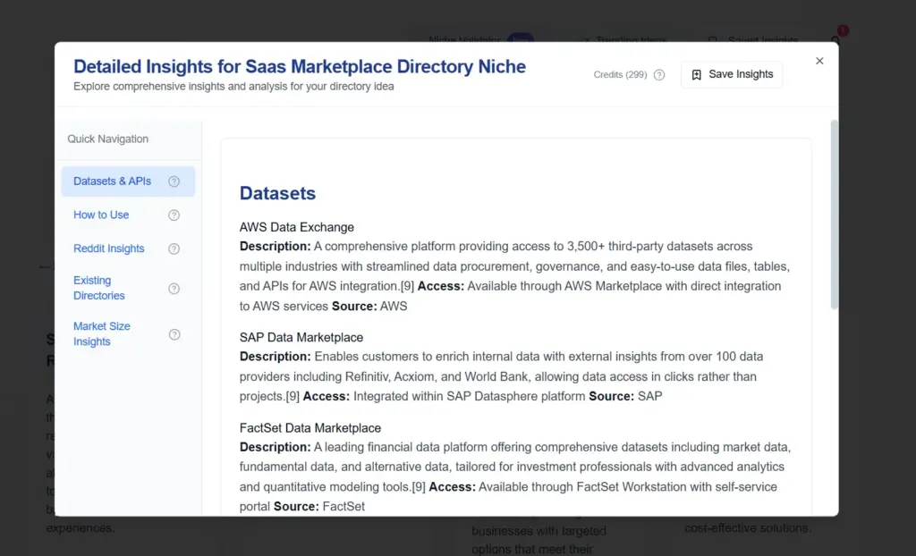 Understand Your Niche In Detail Screen