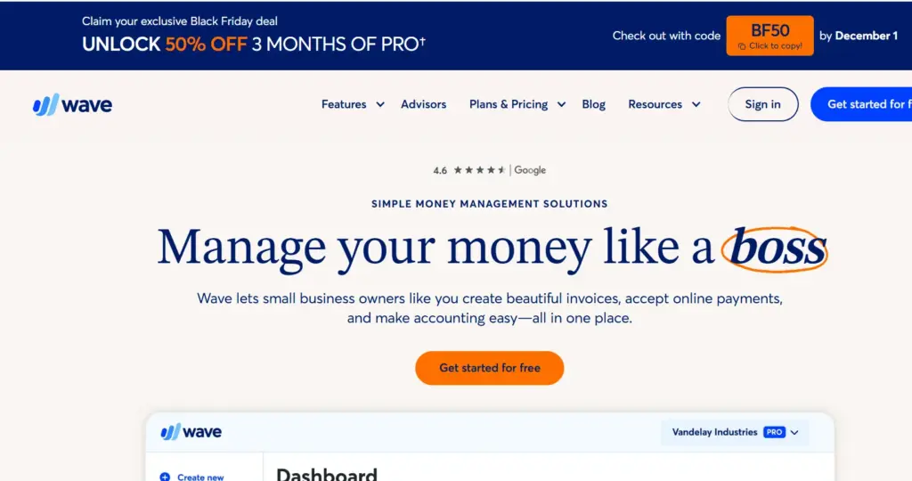 Wave Accounting banner