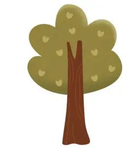 bushed tree clipart graphic