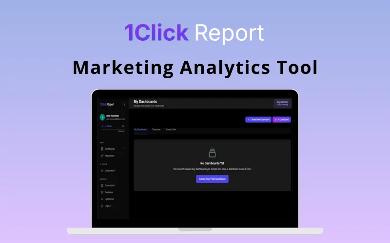 1ClickReport Marketing Analytics Tool Feature Image