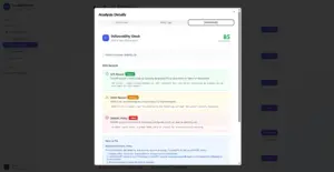 Deliverability Score Checker Screen