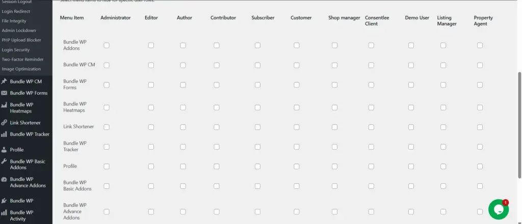Bundle WP User Access
