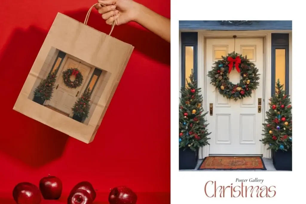 Christmas Door Graphic Mockups