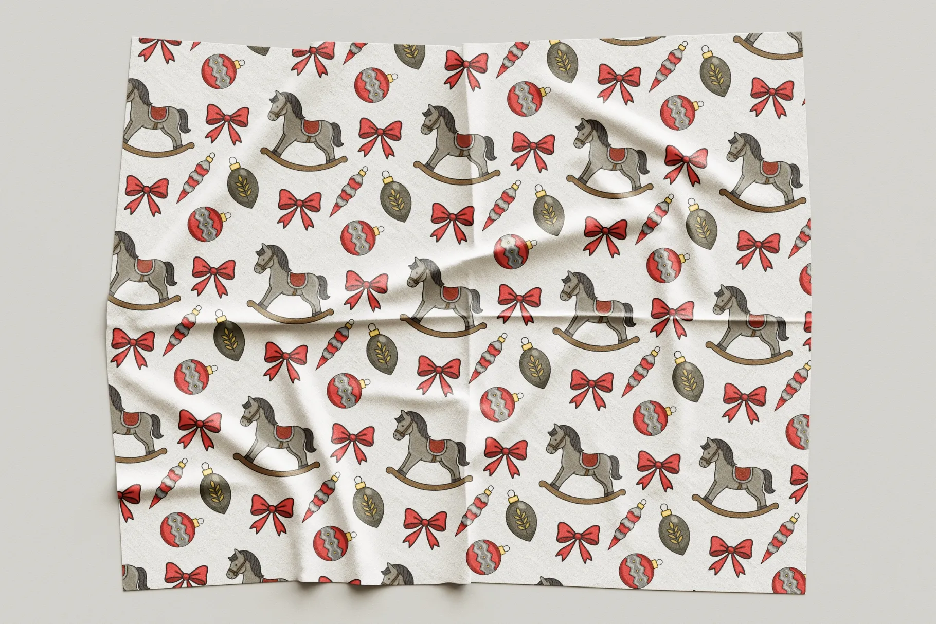 Christmas Rocking Horse Pattern