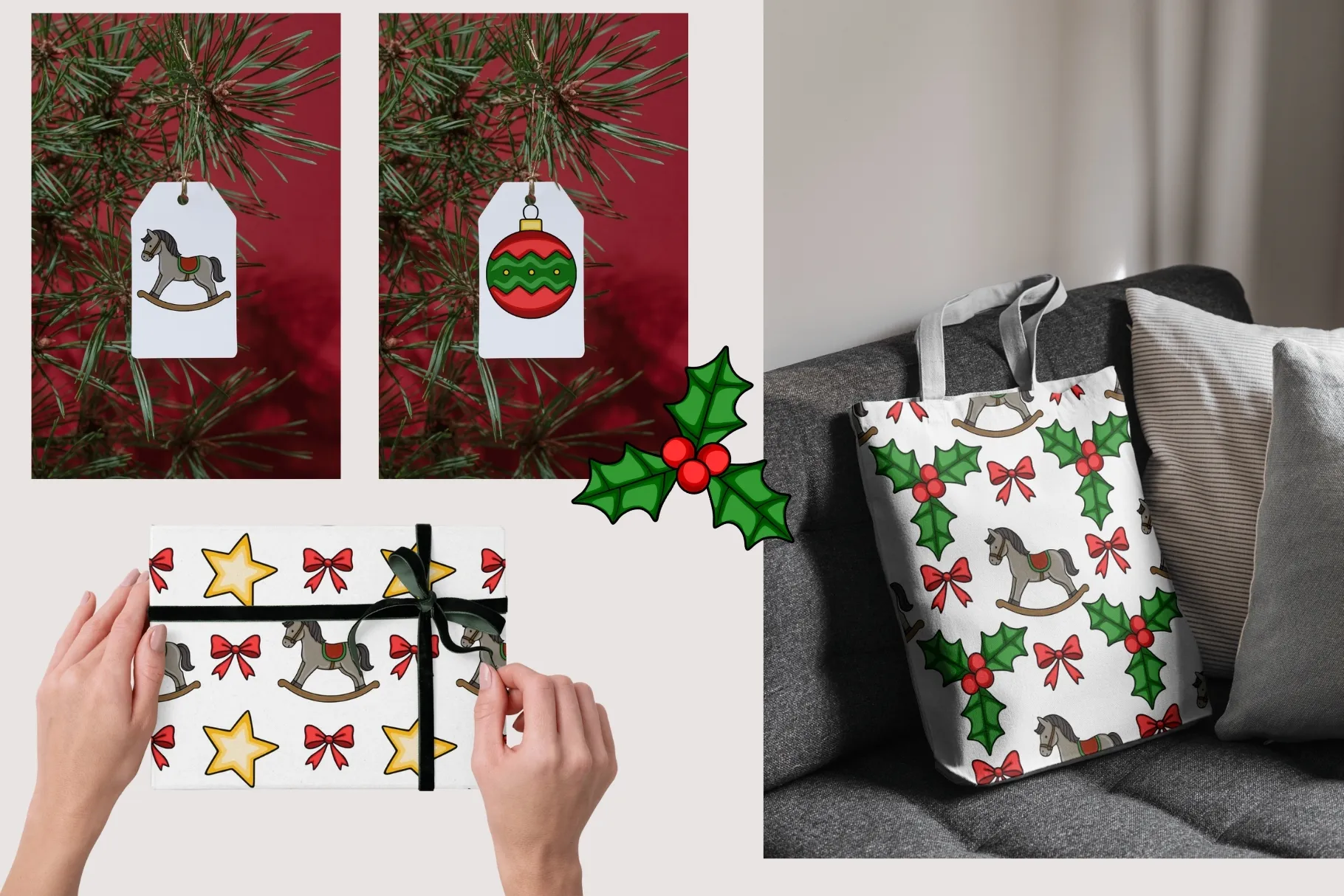 Cute Rocking Horse Decor