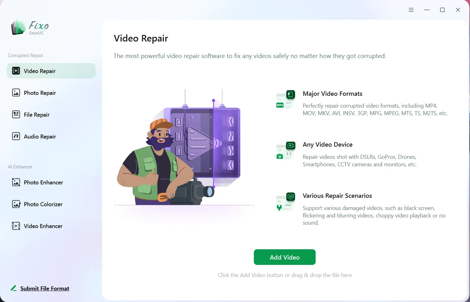 <b>Video Repair</b>