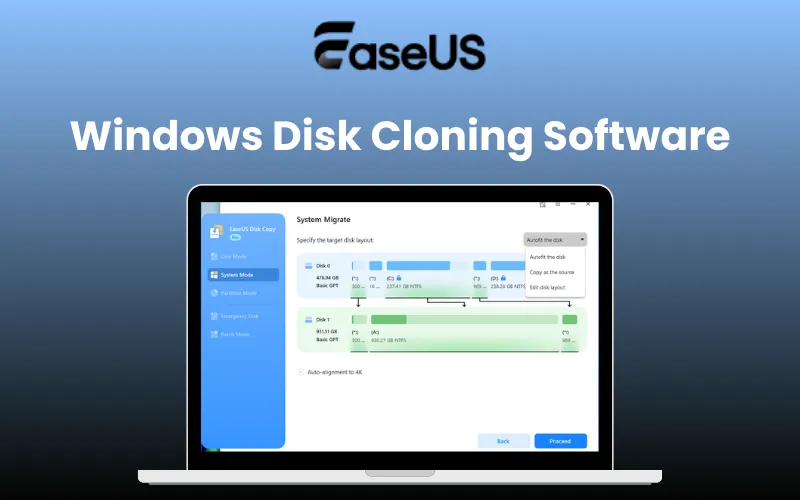 EaseUS Windows Disk Cloning Software Feature Image