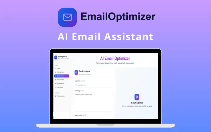 EmailOptimzer AI Email Assistant Feature Image