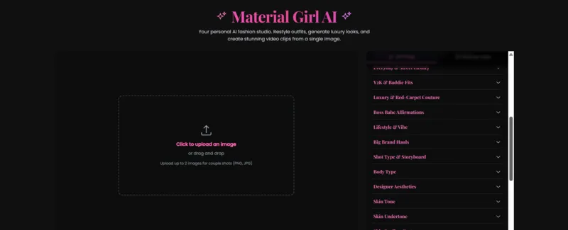 Material Girl AI White Label Tool