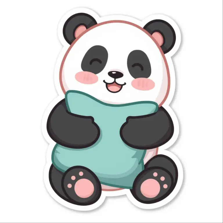 Cute Panda Sticker