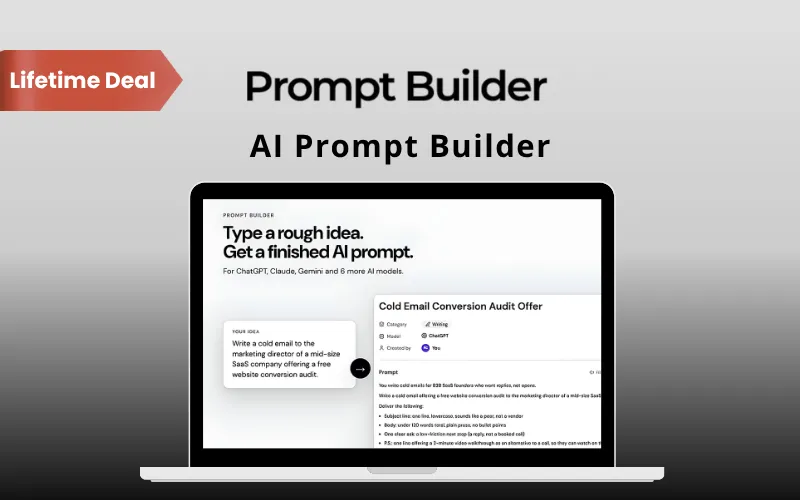 PromptBuilder AI Prompt Builder Feature Image