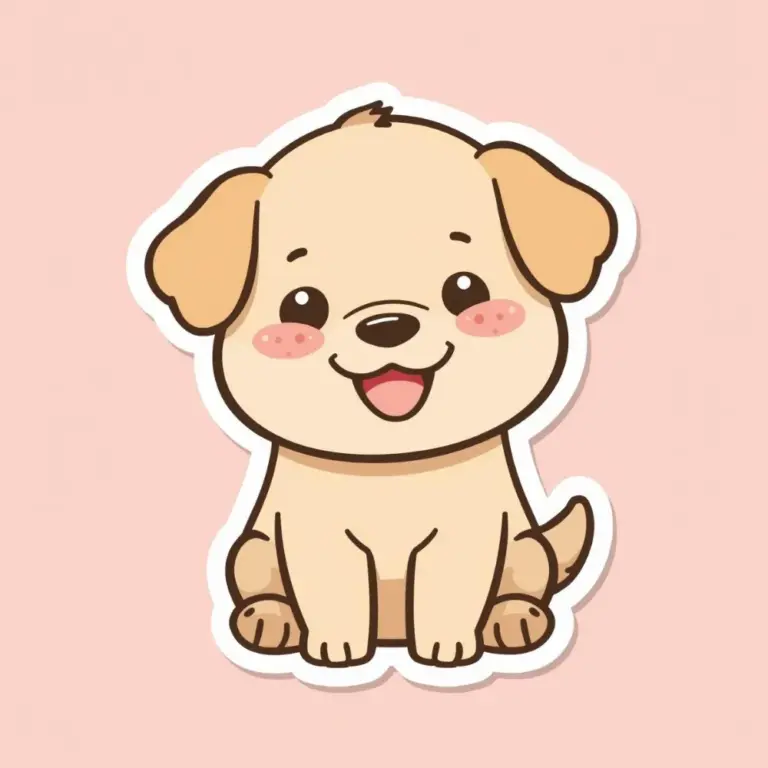 Cute Puppy Sticker
