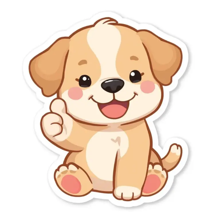 Cute Puppy Sticker