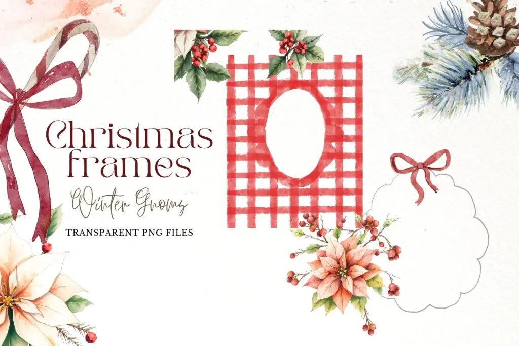 Scandinavian Christmas Frames