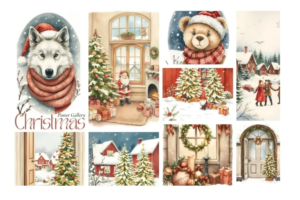 Scandinavian Christmas Graphics