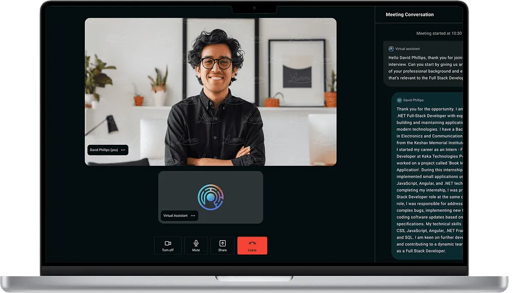 Virtual AI interviewer