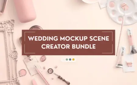 Wedding Mockup Scene Creator Bundle Feature Image