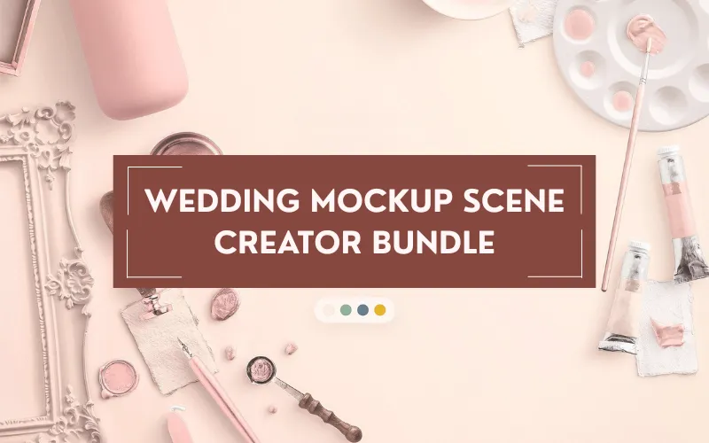 Wedding Mockup Scene Creator Bundle Feature Image